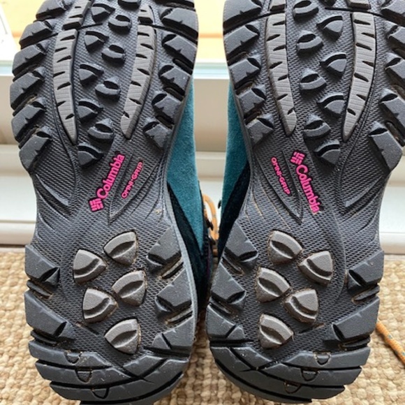 Columbia Newton Ridge Plus US 6 Waterproof Amped hiking shoes teal green - Picture 16 of 16